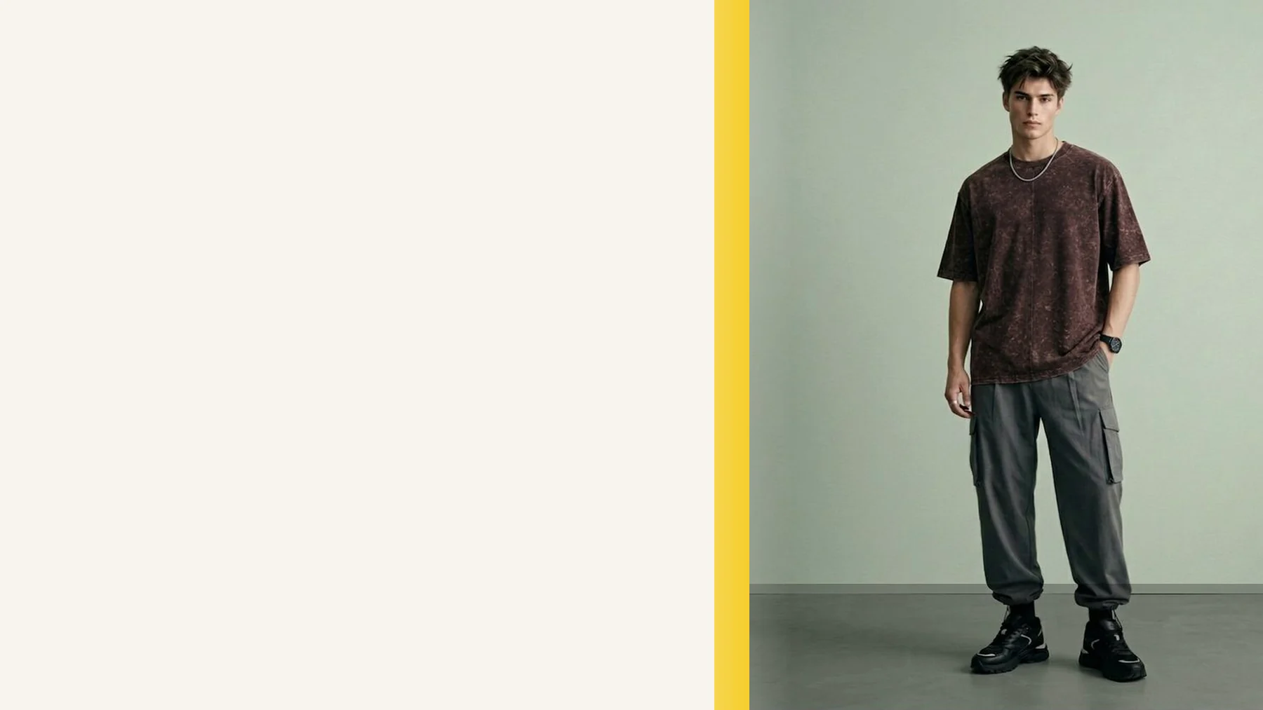 YURACHI premium oversized streetwear India YURACHI premium Gen-Z streetwear campaign in India with oversized t-shirt styling